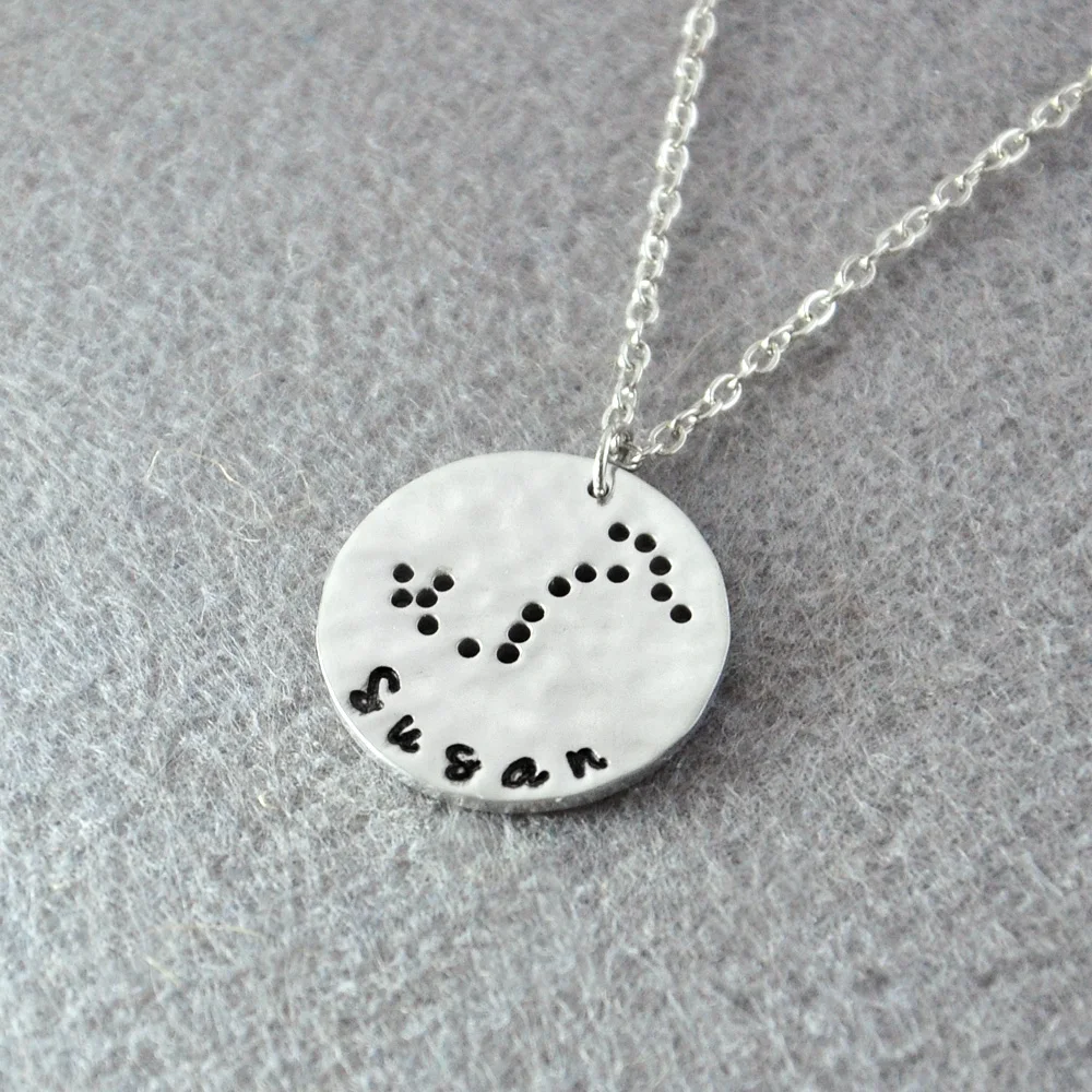 Hammered Scorpio Necklace, Zodiac Constellation Necklace, Hammered Scorpio Jewelry, Zodiac Jewelry, Birthday Gift for Her
Hammered Scorpio Necklace, Zodiac Constellation Necklace, Hammered Scorpio Jewelry, Zodiac Jewelry, Birthday Gift for Her