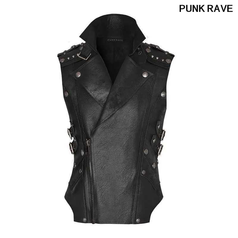 Rock Cowboy Heavy Black Cool Performance Party Vest Gothic Military Tactical Fitted Split Stripe Men vest coat PUNK RAVE Y-812
Rock Cowboy Heavy Black Cool Performance Party Vest Gothic Military Tactical Fitted Split Stripe Men vest coat PUNK RAVE Y-812