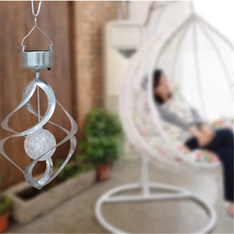 Novelty LED Solar Energy Campanula Lights Garden Outdoor Home Lamps New Year Christmas Garland Luminaria Lighting Decoration | Лампы и