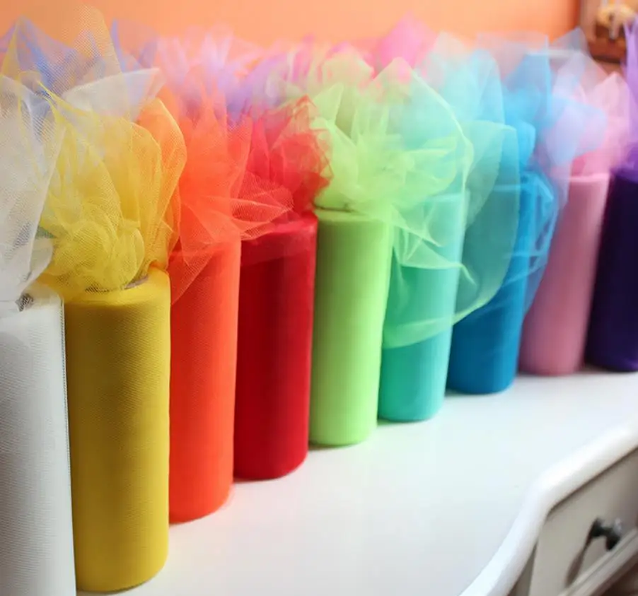 6"x25yd Tulle Roll Spool Fabric Wedding Party Chair Bow Decor DIY Tutu Skirt Sheer Gauze Table Banner Garland Tassel Birthday
6"x25yd Tulle Roll Spool Fabric Wedding Party Chair Bow Decor DIY Tutu Skirt Sheer Gauze Table Banner Garland Tassel Birthday
