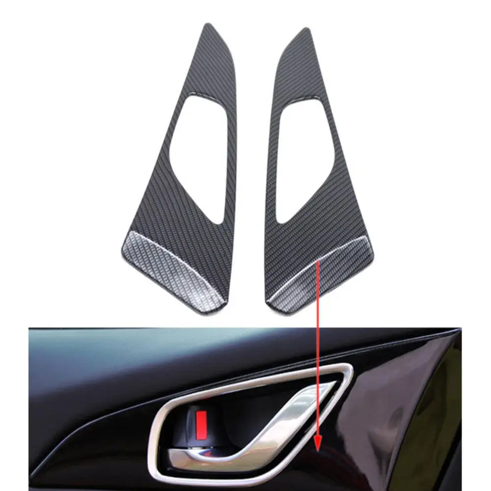 Carbon Fiber Style ABS Car Interior Door Handle Frame Cover Trim For Mazda 3 Axela 2014-2016 Car Styling
Carbon Fiber Style ABS Car Interior Door Handle Frame Cover Trim For Mazda 3 Axela 2014-2016 Car Styling