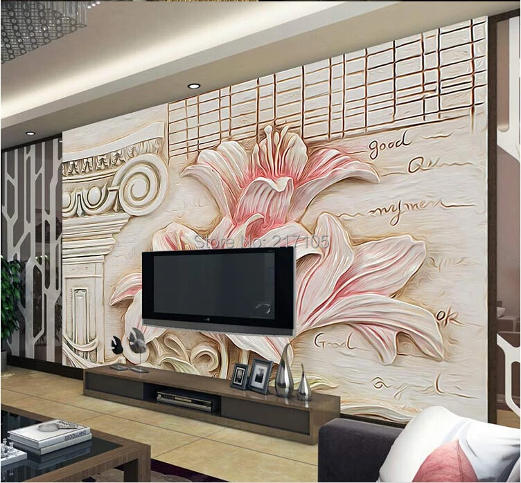 Free shipping custom 3D stereo mural relief decorative painting television sofa bedroom background wallpaper embossed pink lily
Free shipping custom 3D stereo mural relief decorative painting television sofa bedroom background wallpaper embossed pink lily