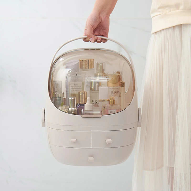 Transparent Acrylic Clamshell 3 Drawer Dressing Table Rounded Makeup Holder Storage Box For Lipstick Jewelry Cosmetic Organizer
Transparent Acrylic Clamshell 3 Drawer Dressing Table Rounded Makeup Holder Storage Box For Lipstick Jewelry Cosmetic Organizer