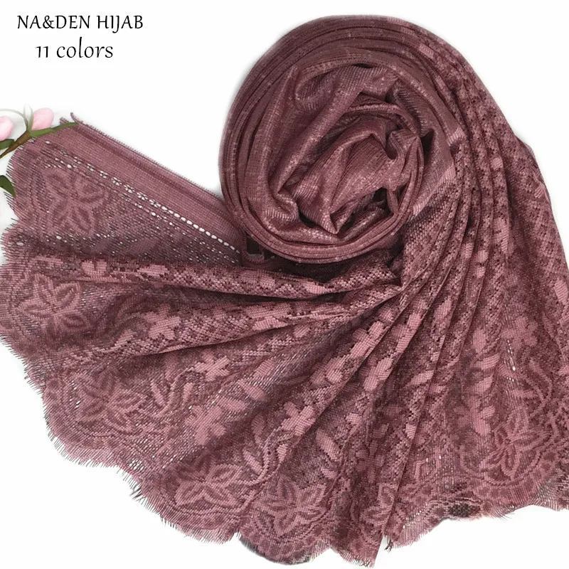 NEW lace hijab scarf embroidery shawl fashion women scarves and shawls brand wrap soft muffler luxury islamic hijabs
NEW lace hijab scarf embroidery shawl fashion women scarves and shawls brand wrap soft muffler luxury islamic hijabs