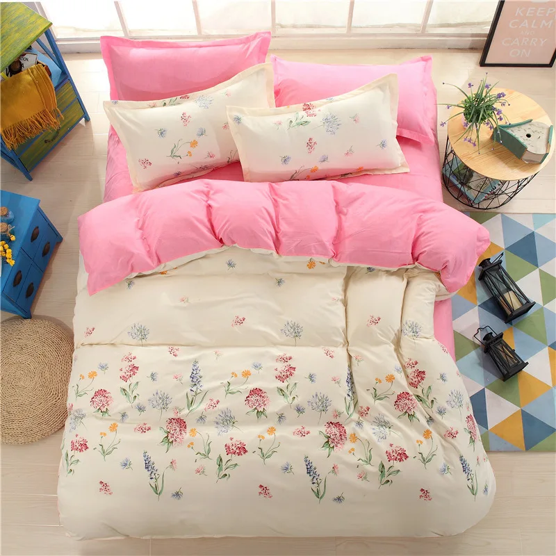 Floral Pattern AB Side Duvet Cover Bedding Set Single Twin Queen King Size Quilt Comforter Pillow Case Cotton Bed Linens24
Floral Pattern AB Side Duvet Cover Bedding Set Single Twin Queen King Size Quilt Comforter Pillow Case Cotton Bed Linens24