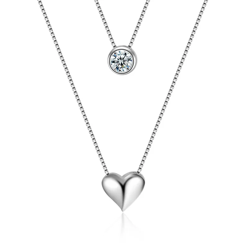 925 Sterling Silver Heart Design Shiny Zircon Pendant Necklaces for Women Jewelry Gift 2017 New Hot Sale Wholesale Necklaces
925 Sterling Silver Heart Design Shiny Zircon Pendant Necklaces for Women Jewelry Gift 2017 New Hot Sale Wholesale Necklaces