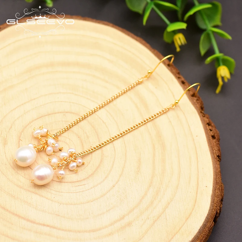 XlentAg Fresh Water Pearl Earrings Long Drop Earrings For Women Minimalist Earrings Jewelry Brincos Para As Mulheres GE0776
XlentAg Fresh Water Pearl Earrings Long Drop Earrings For Women Minimalist Earrings Jewelry Brincos Para As Mulheres GE0776