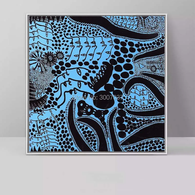 Искусство для комнаты декоративная 100% ручная роспись маслом Yayoi Kusama холст