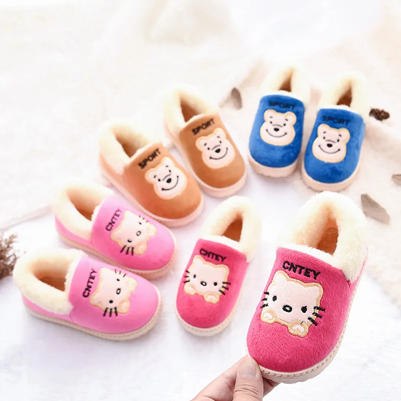 JGVIKOTO Hot Fashion Winter Kids Shoes Cartoon Bear For Boys Warm Cotton Inside Girls Cat Kitty House Shoes Indoor Outdoor 24-35
JGVIKOTO Hot Fashion Winter Kids Shoes Cartoon Bear For Boys Warm Cotton Inside Girls Cat Kitty House Shoes Indoor Outdoor 24-35