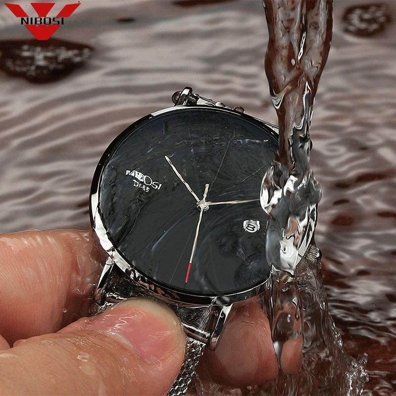 NIBOSI Ultra Thin Man Watches Men Quartz Sport Full Steel Clock Military Watches Men Waterproof Men's Relogio Masculino 2321
NIBOSI Ultra Thin Man Watches Men Quartz Sport Full Steel Clock Military Watches Men Waterproof Men's Relogio Masculino 2321