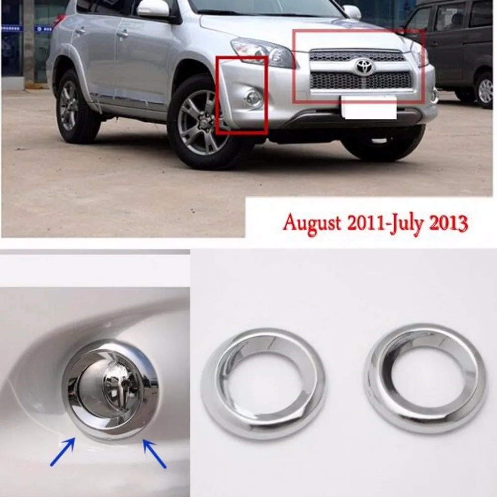 JanDeNing 2pcs Kit Car New Black Front Left + Right Bumper Fog Light Lamp Cover Grille Fit for Toyota RAV4 2011/8-2013/7
JanDeNing 2pcs Kit Car New Black Front Left + Right Bumper Fog Light Lamp Cover Grille Fit for Toyota RAV4 2011/8-2013/7