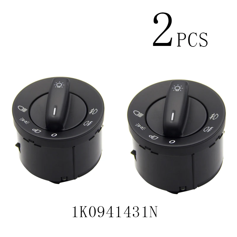 Новый 2 предмета фары Противотуманные переключатель для VW Caddy III Touran Jetta Гольф V VI 5 6