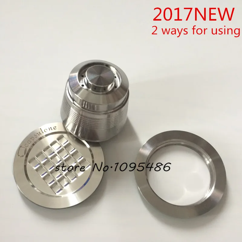 new arrive/2 way use/free shipping Capsulone Stainless Steel Metal capsule compatible for Nespresso coffee Machine
new arrive/2 way use/free shipping Capsulone Stainless Steel Metal capsule compatible for Nespresso coffee Machine
