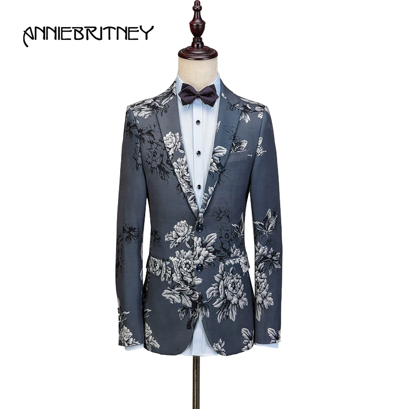 Jacquard Suit Men Wedding Suits Smoking Jacket Grey Pattern Suit Floral Groom Tuxedo Slim Fit Men Blazer Prom Terno Masculino
Jacquard Suit Men Wedding Suits Smoking Jacket Grey Pattern Suit Floral Groom Tuxedo Slim Fit Men Blazer Prom Terno Masculino