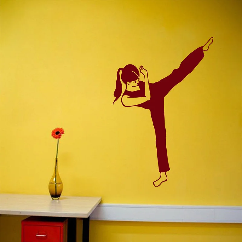 Wall Vinyl Decal Room Sticker Girl Sport Martial Arts Home Interior Decor 22x27inch
Wall Vinyl Decal Room Sticker Girl Sport Martial Arts Home Interior Decor 22x27inch