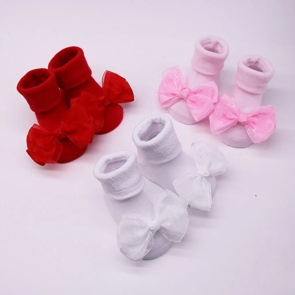 Носки для малышей хлопковые нескользящие носки + 1 шт. с ремнем волос маленьких