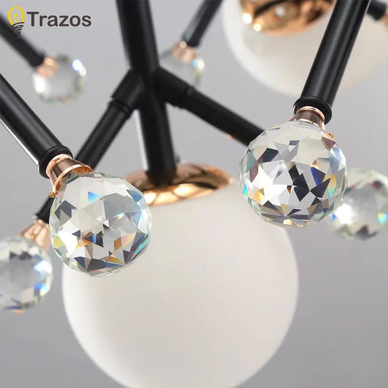 Nordic LED Crystal Chandeliers Light Fixture For Living room Bedroom Modern Pendant Chandelier Lamp suspension luminaire
Nordic LED Crystal Chandeliers Light Fixture For Living room Bedroom Modern Pendant Chandelier Lamp suspension luminaire