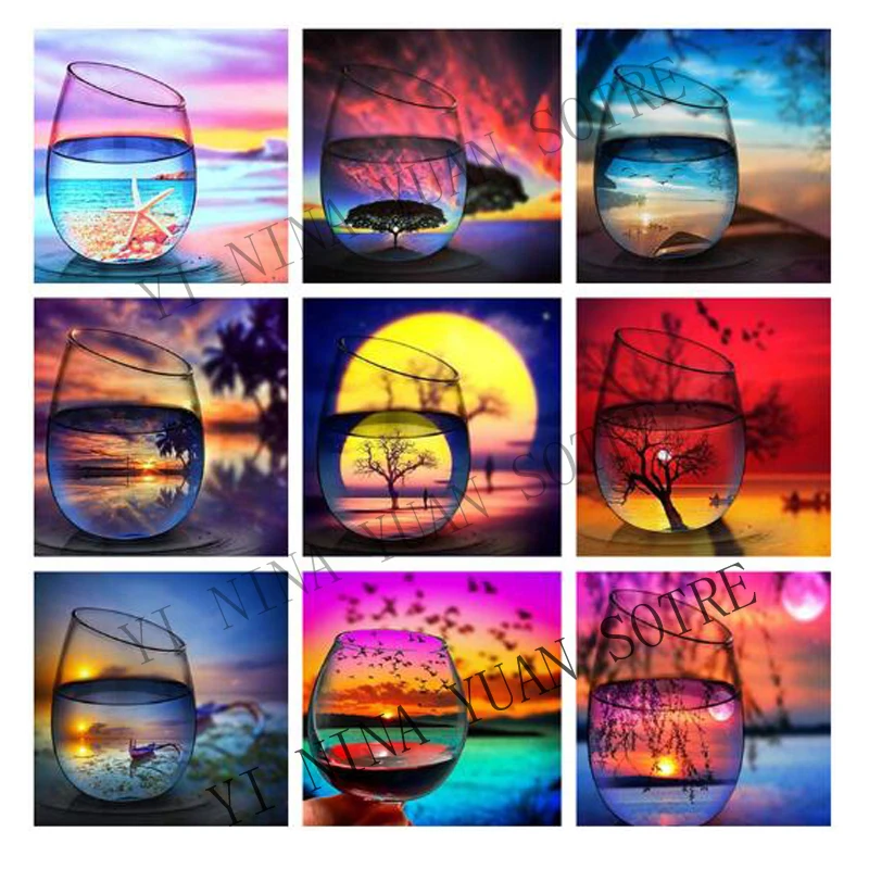 Full square/round resin drill 5D DIY diamond embroidery cup landscape diamond painting cross stitch rhinestone mosaic decoration
Full square/round resin drill 5D DIY diamond embroidery cup landscape diamond painting cross stitch rhinestone mosaic decoration
