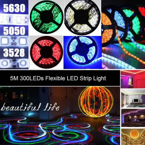 NON Waterproof 5M 3528 LED Strip Light 300 LED DC 12V Cool White/Warm White/Blue/Yellow/Red/Green Strip LED tape ribbon
NON Waterproof 5M 3528 LED Strip Light 300 LED DC 12V Cool White/Warm White/Blue/Yellow/Red/Green Strip LED tape ribbon