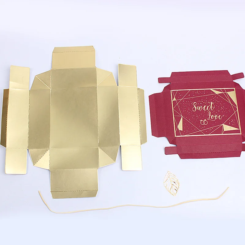 20pcs Gift Paper Box Birthday Wedding Valentine's Day Party Paper Box With Ribbon Gold Leaf Decor Candy Sweet Love Gift Boxs
20pcs Gift Paper Box Birthday Wedding Valentine's Day Party Paper Box With Ribbon Gold Leaf Decor Candy Sweet Love Gift Boxs