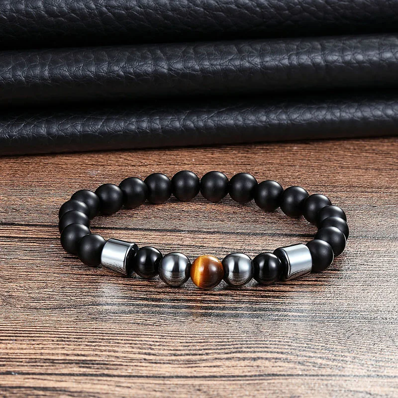LIVVY 2018 European and American wholesale ropes with bracelets, black pearl bracelets and bracelets for men's Bracelets AS361
LIVVY 2018 European and American wholesale ropes with bracelets, black pearl bracelets and bracelets for men's Bracelets AS361