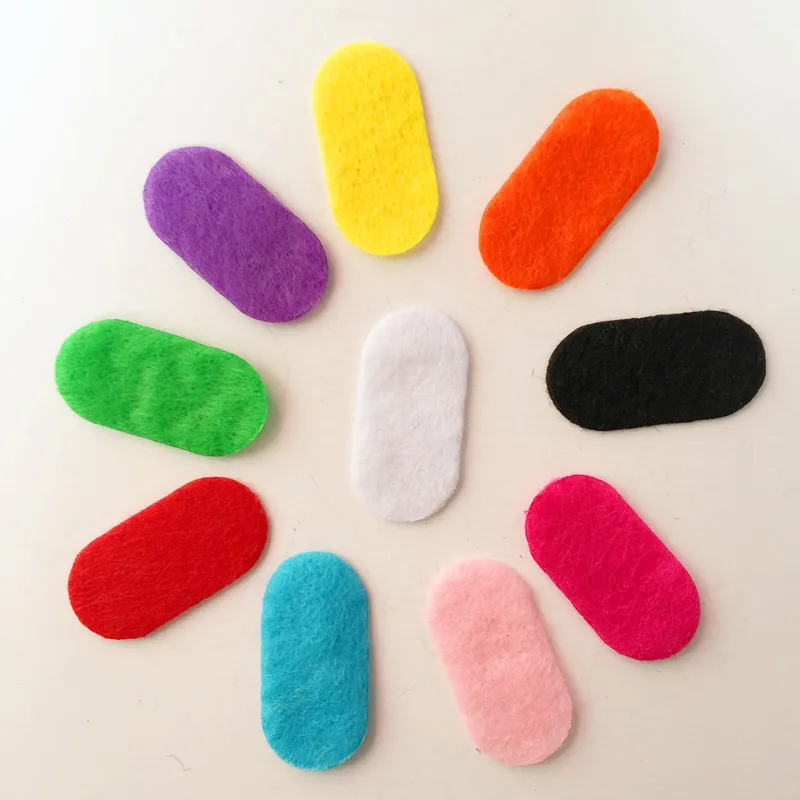 200pieces/lot mix color Padded Felt elliptoid shape craft DIY Appliques Clothing decoration Scrapbook A15B*2
200pieces/lot mix color Padded Felt elliptoid shape craft DIY Appliques Clothing decoration Scrapbook A15B*2
