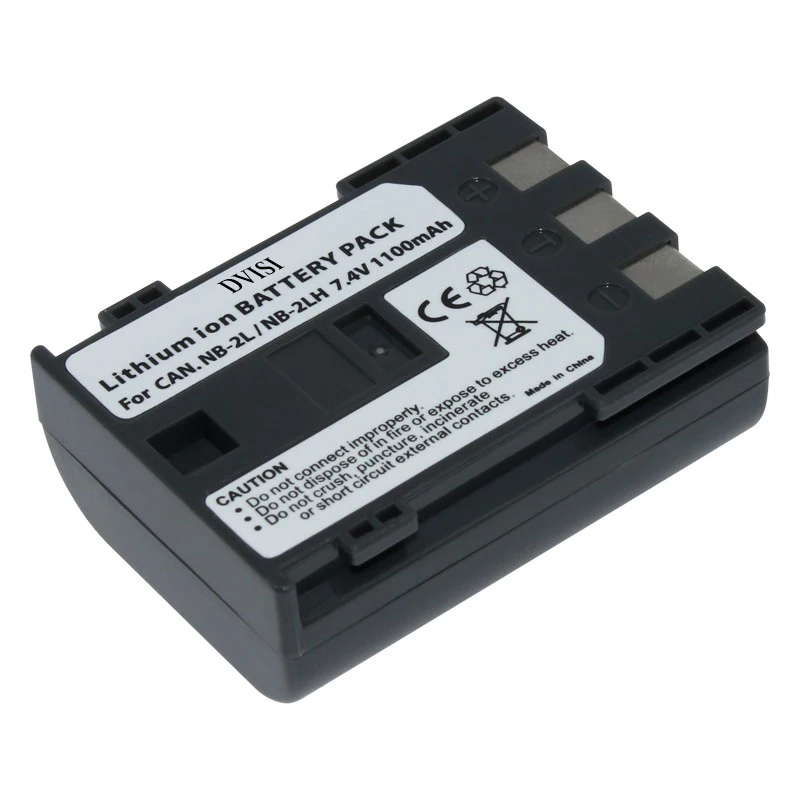 DVISI NB-2L NB2L NB 2L 1100mAh Li-ion Batteries Camera Battery For Canon Power shot S30 S40 S45 S50 S60 S70 350D 400D G9 G7
DVISI NB-2L NB2L NB 2L 1100mAh Li-ion Batteries Camera Battery For Canon Power shot S30 S40 S45 S50 S60 S70 350D 400D G9 G7