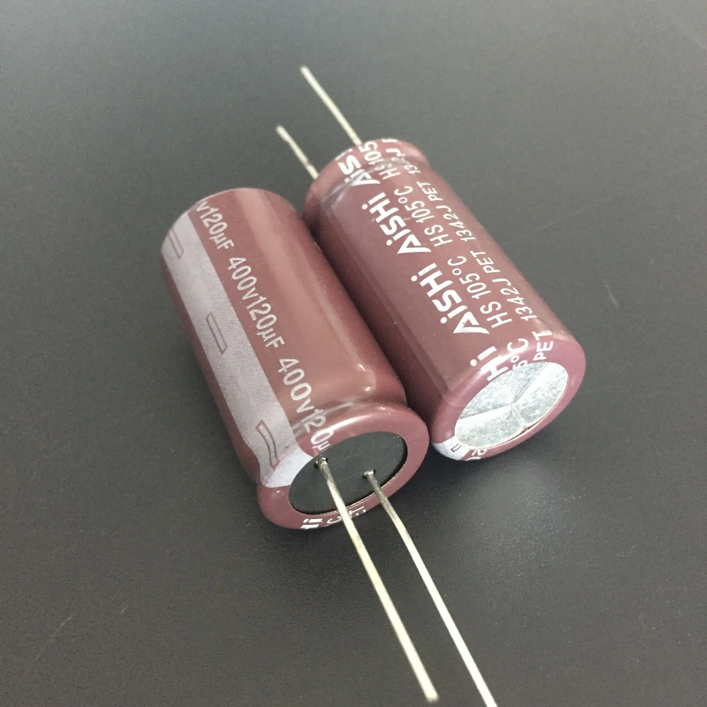5 шт. 120 мкФ 400V Aishi HS серии 18x35 мм Высокое качество 400V120uF Алюминий электролитический