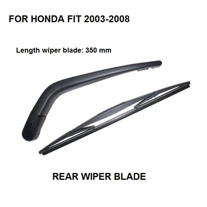 03-08 Car Rear Window Wiper Blade & Arm Complete Set For Honda Fit Blade Sizes 350mm
03-08 Car Rear Window Wiper Blade & Arm Complete Set For Honda Fit Blade Sizes 350mm