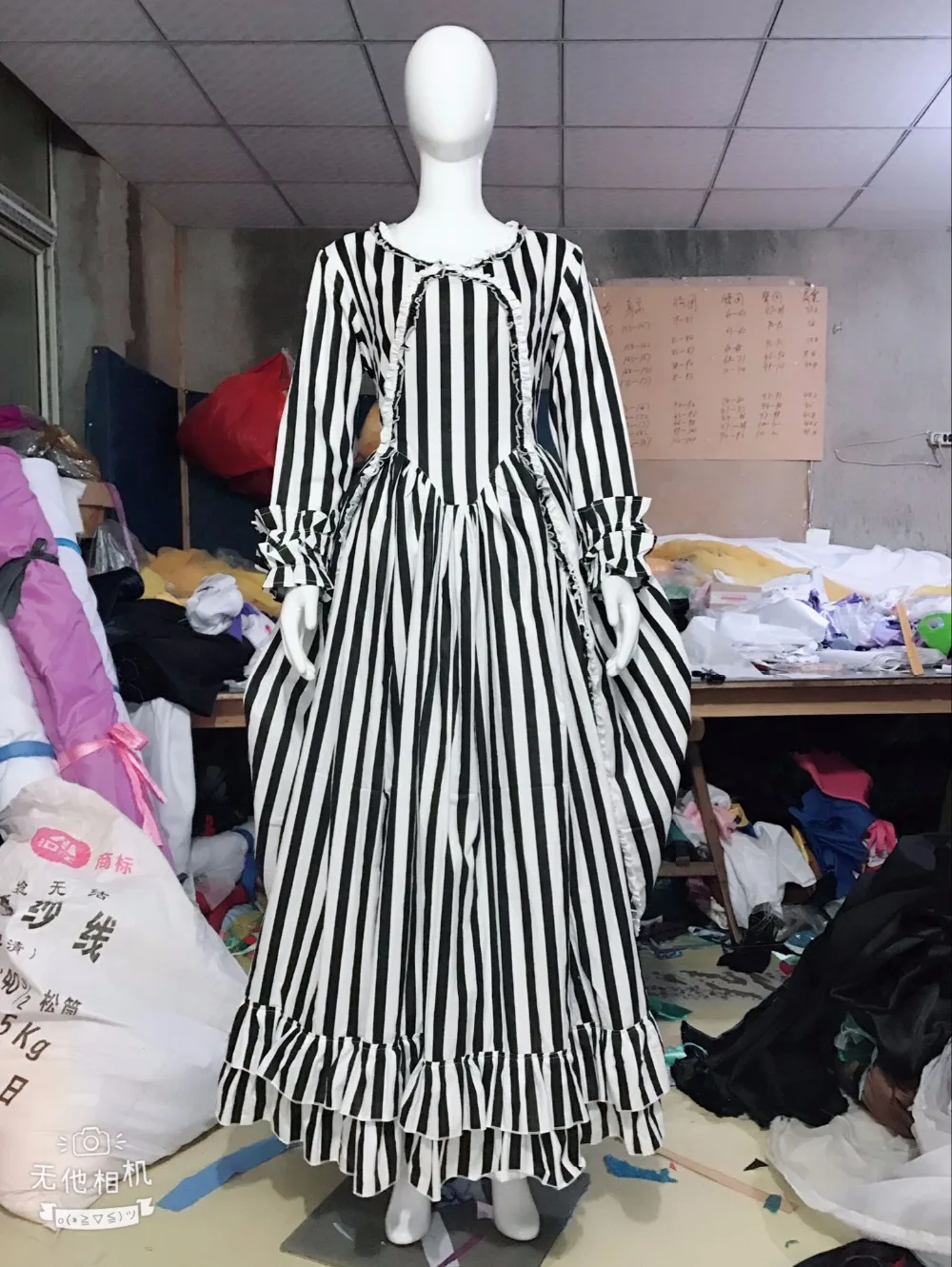 Sleepy Hollow Black and White Striped Dress Katrina Van Tassel cosplay dress medieval dress
Sleepy Hollow Black and White Striped Dress Katrina Van Tassel cosplay dress medieval dress
