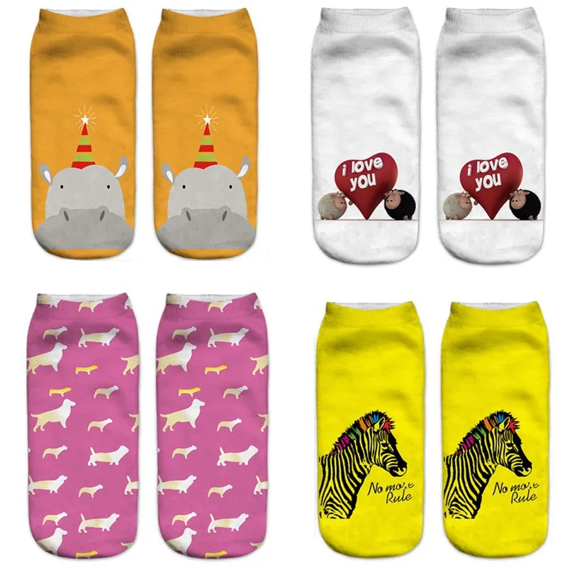 Hot Sales 3D Socks Personality Print Socks Women Low Cut Ankle Socks Calcetines Mujer Casual Hosiery Cartoon Stereo Hosiery
Hot Sales 3D Socks Personality Print Socks Women Low Cut Ankle Socks Calcetines Mujer Casual Hosiery Cartoon Stereo Hosiery
