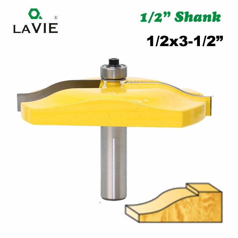 LAVIE 1pc 12mm 1/2 Inch Shank Carbide Raised Panel Router Bit with Ogee Wood Door Large Router CNC Milling Tool Woodworking 095
LAVIE 1pc 12mm 1/2 Inch Shank Carbide Raised Panel Router Bit with Ogee Wood Door Large Router CNC Milling Tool Woodworking 095