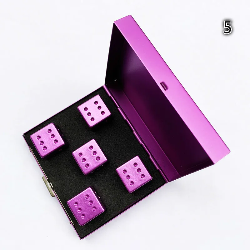 5Pcs/set 2019 New 16mm Aluminum Alloy Square Color Dice Set Night Game Board Game Metal Dice
5Pcs/set 2019 New 16mm Aluminum Alloy Square Color Dice Set Night Game Board Game Metal Dice
