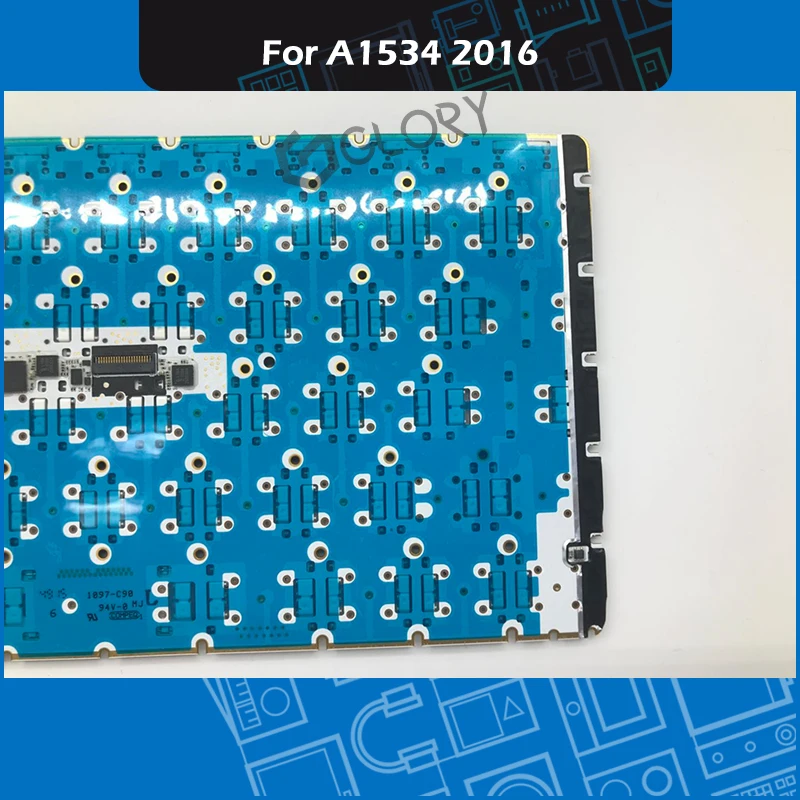 Full New Laptop A1534 RU Russian Keyboard For Macbook Retina 12" A1534 Keyboard Replacement 2016 Year EMC 2991
Full New Laptop A1534 RU Russian Keyboard For Macbook Retina 12" A1534 Keyboard Replacement 2016 Year EMC 2991