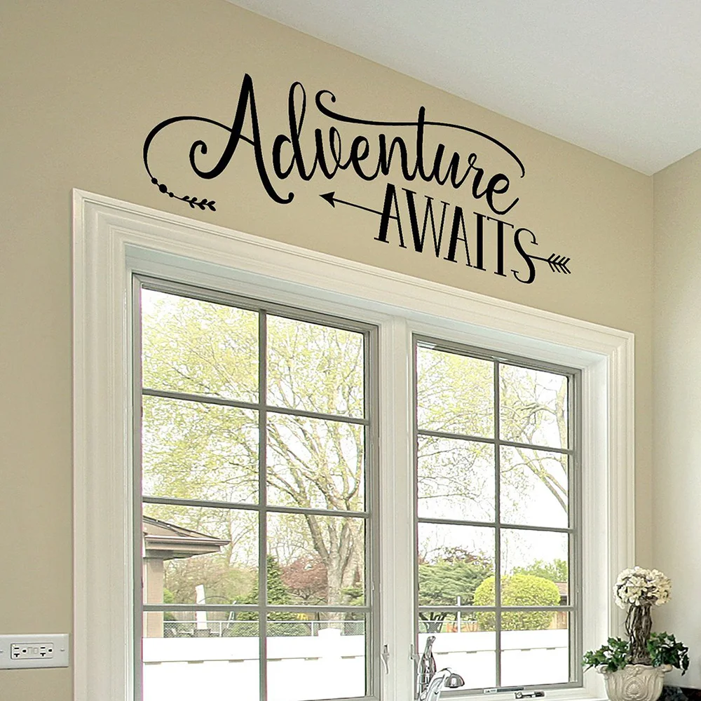 Adventure Awaits Wall Decal Vinyl Quote with Arrow Adventure Quote Tribal Theme Room Decor bedroom waterproof wall sticker G420
Adventure Awaits Wall Decal Vinyl Quote with Arrow Adventure Quote Tribal Theme Room Decor bedroom waterproof wall sticker G420