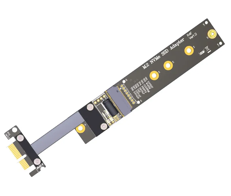 M.2 M ключ NVMe SSD для PCI-e PCIe x1 адаптер, переходная карта, Гибкий плоский кабель M2 keyM PCI-Express pci express 1x Gen3.0 R14SF
M.2 M ключ NVMe SSD для PCI-e PCIe x1 адаптер, переходная карта, Гибкий плоский кабель M2 keyM PCI-Express pci express 1x Gen3.0 R14SF