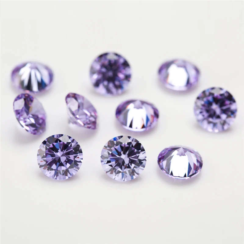 50PCS 3.25~20mm Round Shape Loose CZ Stone Lavander Color AAAAA Cubic zirconia Synthetic Gems For Jewelry DIY Stone
50PCS 3.25~20mm Round Shape Loose CZ Stone Lavander Color AAAAA Cubic zirconia Synthetic Gems For Jewelry DIY Stone