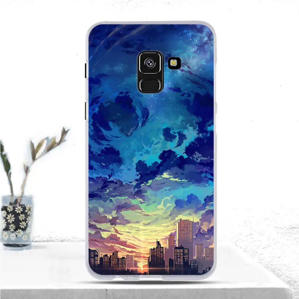 Чехол для samsung Galaxy A8 2018 чехол A530F Мягкий ТПУ силиконовый оболочка | Мобильные