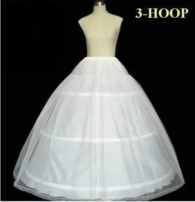 Fashion Ball gown Wedding Petticoat 3 Hoops Bridal Accessories Underskirt Crinoline
Fashion Ball gown Wedding Petticoat 3 Hoops Bridal Accessories Underskirt Crinoline