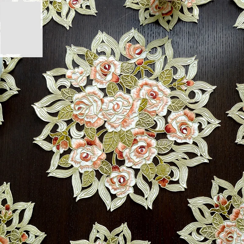 3PCS/set classic embroidered rose cabinet Table Hollow Decoration Accessories Placemat Coffee table mat Pads M568
3PCS/set classic embroidered rose cabinet Table Hollow Decoration Accessories Placemat Coffee table mat Pads M568