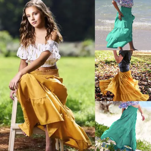 PUDCOCO Newest Kids Girl High Waist Pleated Maxi Long Summer Beach Casual Skirts 1-5T
PUDCOCO Newest Kids Girl High Waist Pleated Maxi Long Summer Beach Casual Skirts 1-5T