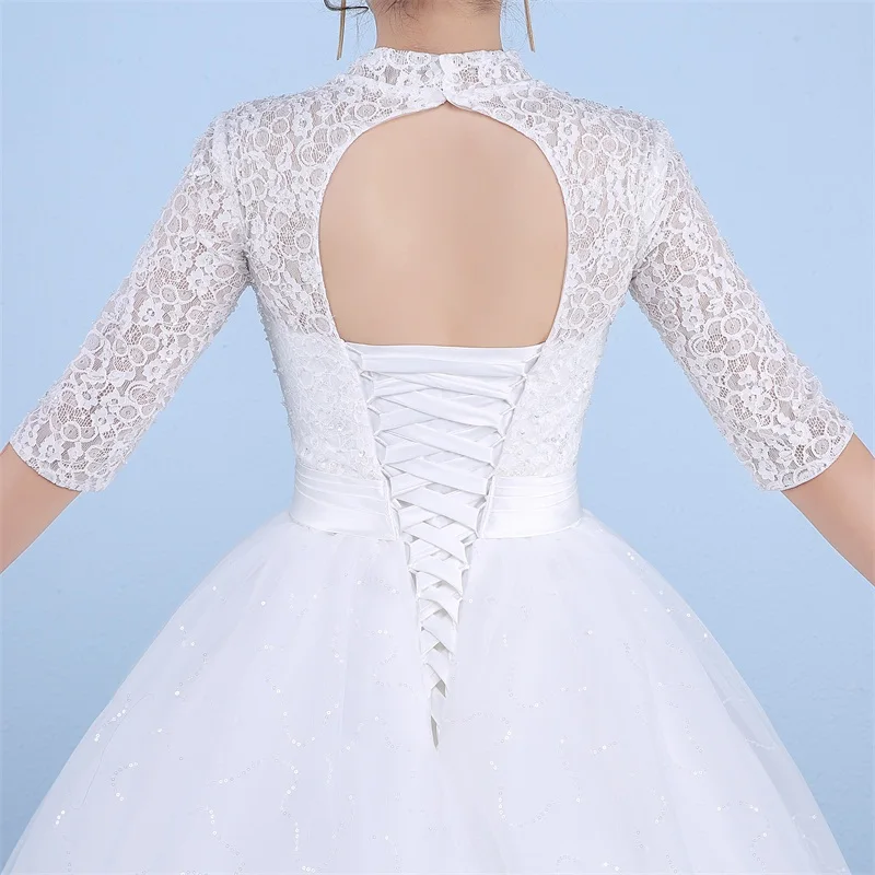 2017 Brand New Wedding Dresses Glamorous Backless Formal Wedding Gowns with Half Sleeve Ball Gown Vestidos De Novia Bridal Gown
2017 Brand New Wedding Dresses Glamorous Backless Formal Wedding Gowns with Half Sleeve Ball Gown Vestidos De Novia Bridal Gown