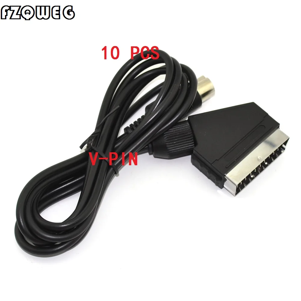 FZQWEG 10 PCS PAL V-Pin EU Scart Cable AV Lead for SEGA Mega Drive 1 for Genesis 1
FZQWEG 10 PCS PAL V-Pin EU Scart Cable AV Lead for SEGA Mega Drive 1 for Genesis 1