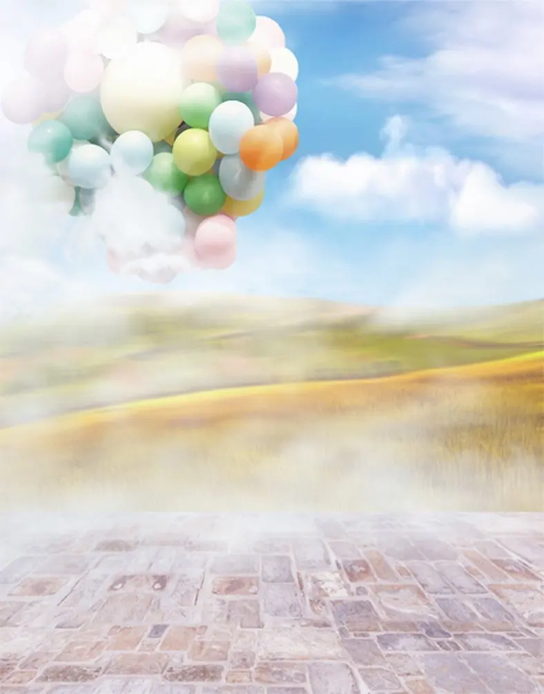 5x7ft Cloud Colorful Balloon Photography Backdrops Photo Props Studio Background
5x7ft Cloud Colorful Balloon Photography Backdrops Photo Props Studio Background