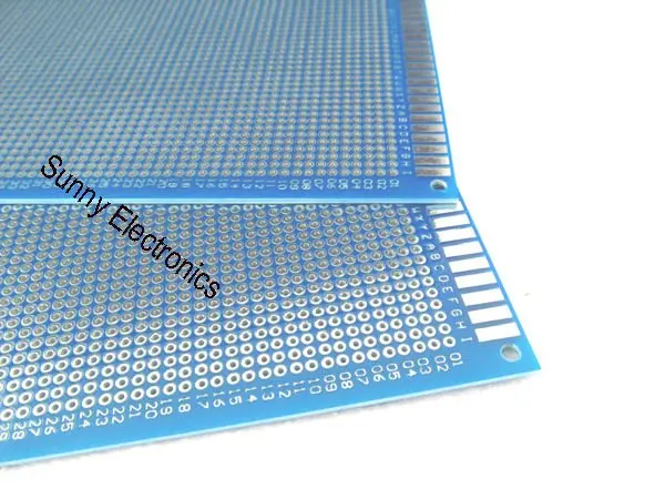 10x22 cm Single Side Prototype PCB Panel Universal Circuit Board FR-4 Glass Fiber
10x22 cm Single Side Prototype PCB Panel Universal Circuit Board FR-4 Glass Fiber
