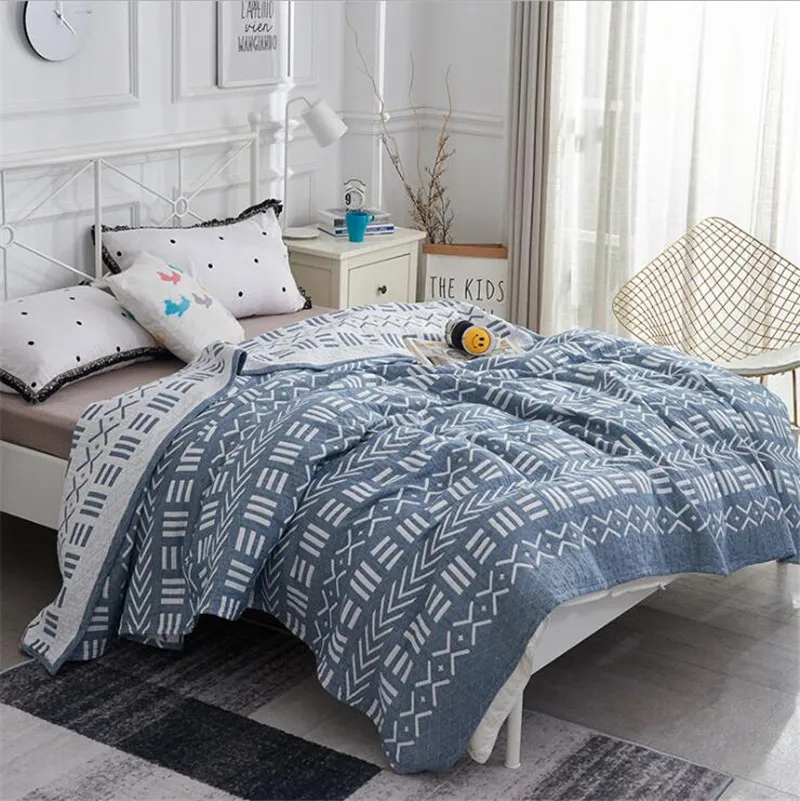 100% Cotton Three Layers Cozy Lightweight Muslin Cotton Throw Blanket for Sofa Summer Bedding Coverlet for Kids Adult two sizes
100% Cotton Three Layers Cozy Lightweight Muslin Cotton Throw Blanket for Sofa Summer Bedding Coverlet for Kids Adult two sizes