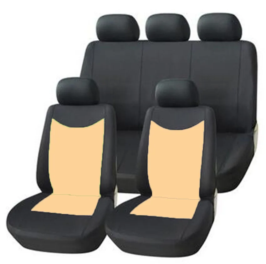

Universal car seat covers Polyester with 3MM composite Sponge car styling car cases Seat Covers For Car Suv Toyota