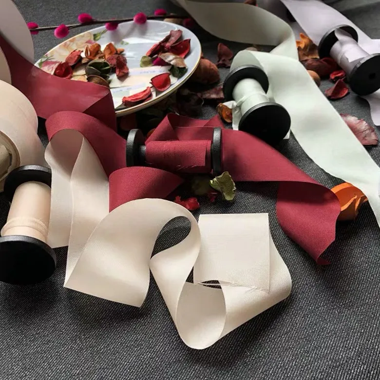 100% Silk Ribbons handmade hair accessories bouquet gift box packaging wedding pink purple white colors 10 yard for sample
100% Silk Ribbons handmade hair accessories bouquet gift box packaging wedding pink purple white colors 10 yard for sample