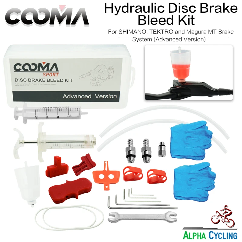 Hydraulic Brake Bleed Tool Kit for Shimano, Magura and Mineral Oil Hydraulic Brake, V3.0, bicycle Bleed Tool Kit
Hydraulic Brake Bleed Tool Kit for Shimano, Magura and Mineral Oil Hydraulic Brake, V3.0, bicycle Bleed Tool Kit