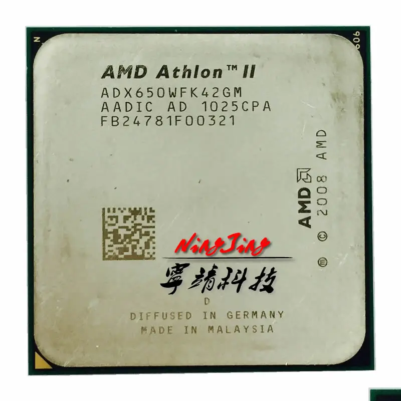Четырехъядерный процессор AMD Athlon II X4 650 3 2 ГГц четырехпоточный ADX650WFK42GM разъем